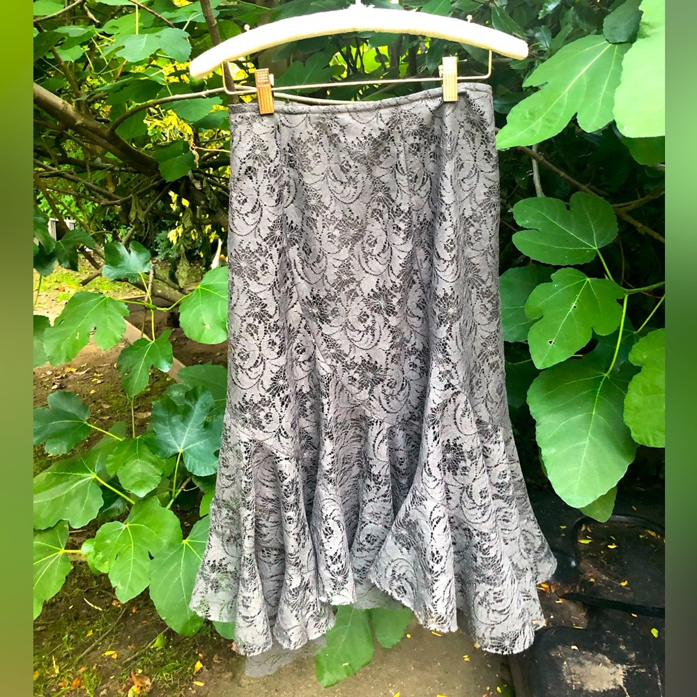 Vintage Green Lace Skirt Size 0 🎄